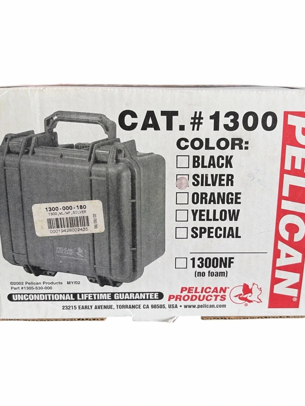 Pelican 1300 Protective Camera Case – Black